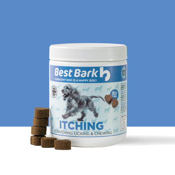 Itch Relief for Dogs - 120 Soft Chews, Natural Skin & Coat Treats | BestBark